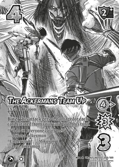 The Ackermans Team Up (Alternate Art)