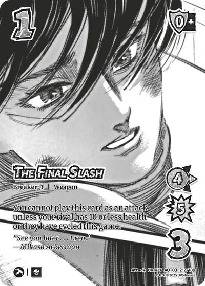 The Final Slash (Alternate Art)