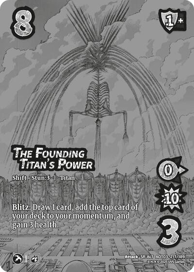 The Founding Titan's Power // Ymir Fritz (Alternate Art)