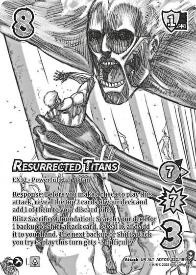 Resurrected Titans (Alternate Art)