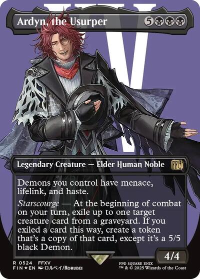 Ardyn, the Usurper (0524) (Borderless) (Surge Foil)