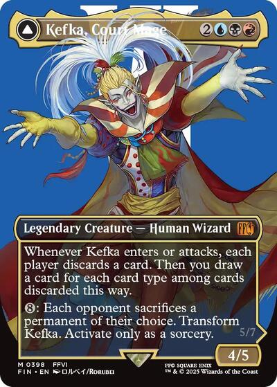 Kefka, Court Mage (0398) (Borderless)