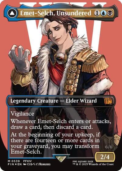 Emet-Selch, Unsundered (Borderless) (Surge Foil)