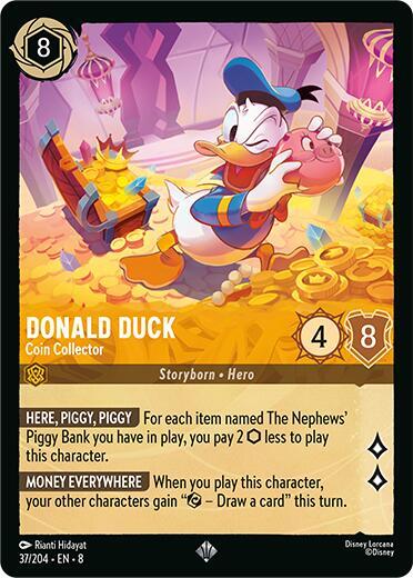 Donald Duck - Coin Collector