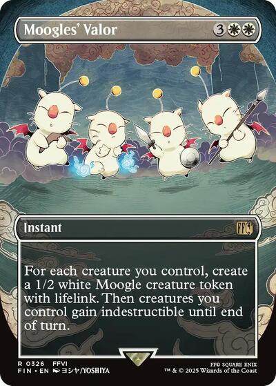 Moogles' Valor (Borderless)