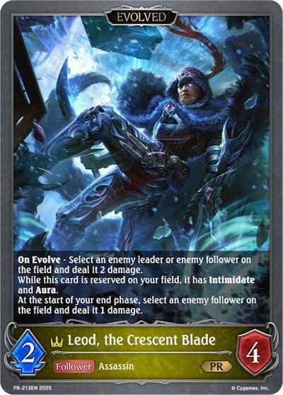 Leod, the Crescent Blade (Evolved) - PR-213EN