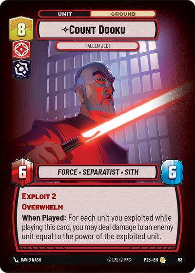 Count Dooku - Fallen Jedi