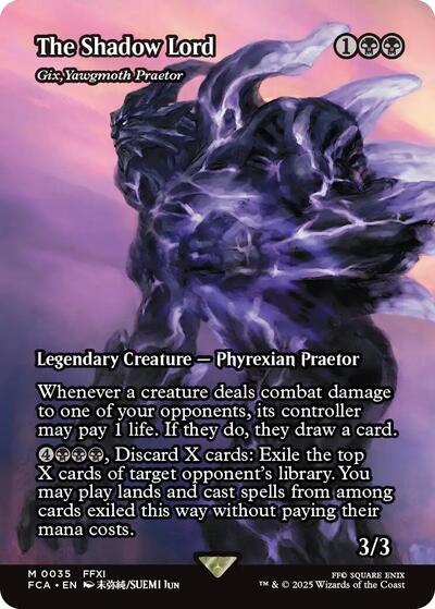 The Shadow Lord - Gix, Yawgmoth Praetor (Showcase)