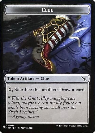 Clue // Copy Double-Sided Token