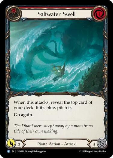 Saltwater Swell (Red)