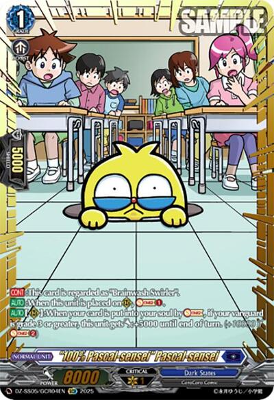 "100% Pascal-sensei" Pascal-sensei (GCR)