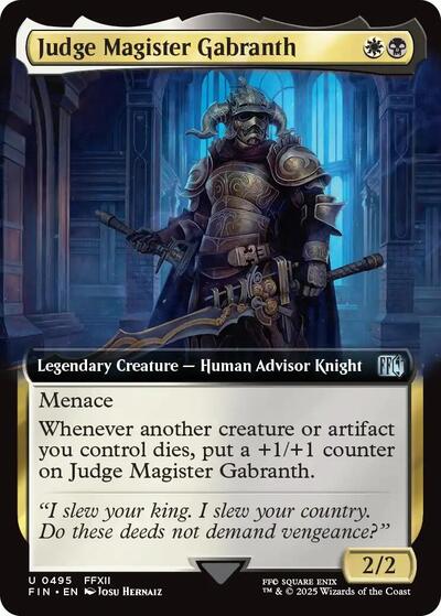 Judge Magister Gabranth (Extended Art)