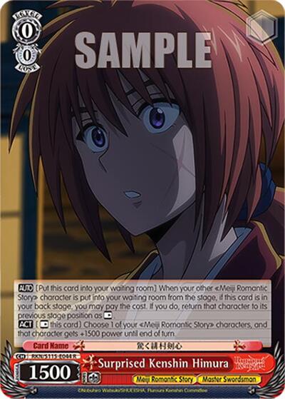 Surprised Kenshin Himura