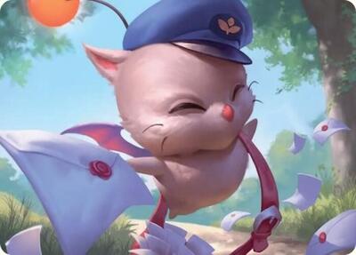 Delivery Moogle Art Card