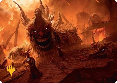 The Final Days Art Card (Gold-Stamped Planeswalker Symbol)