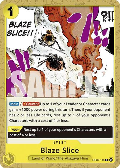 Blaze Slice (Reprint)