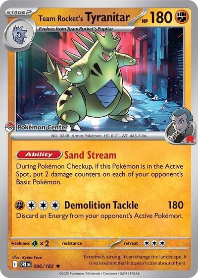Team Rocket's Tyranitar (Pokemon Center Exclusive)
