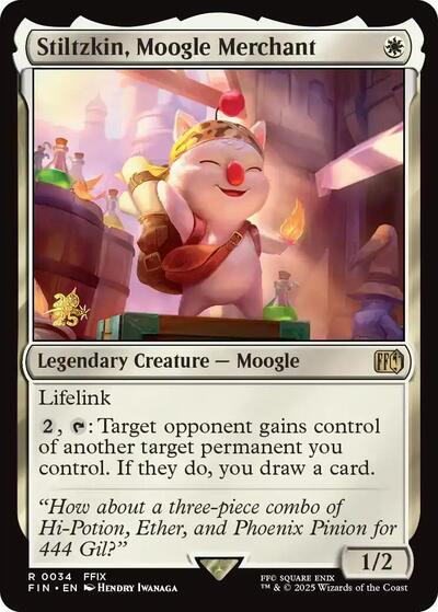 Stiltzkin, Moogle Merchant