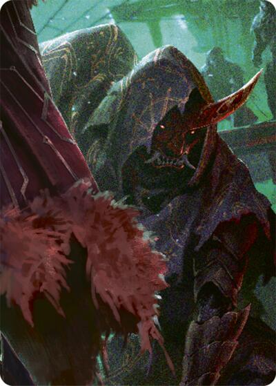 Uzuri, Switchblade // Emperor, Dracai of Aesir Double Sided Art Card (Middle Left)