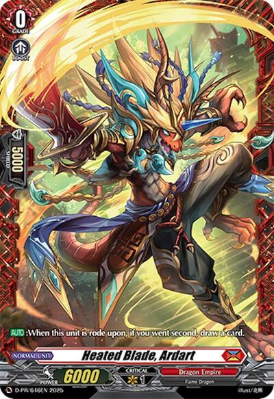 Heated Blade, Ardart