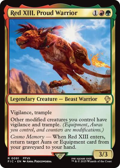 Red XIII, Proud Warrior (Surge Foil)