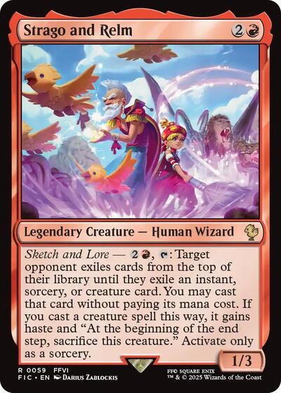 Strago and Relm (Surge Foil)