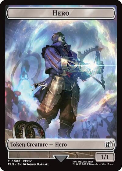 Hero (0008) // Frog Double-Sided Token
