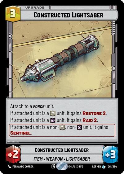 Constructed Lightsaber