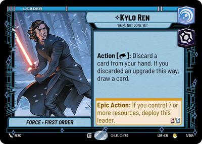 Kylo Ren - We're Not Done Yet