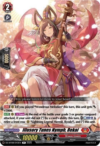 Illusory Tunes Nymph, Rekai