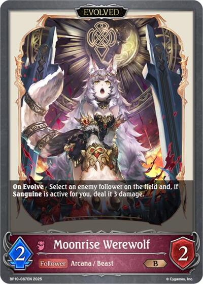 Moonrise Werewolf (Evolved)