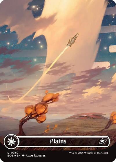 Plains (0367) (Borderless) (Galaxy Foil)