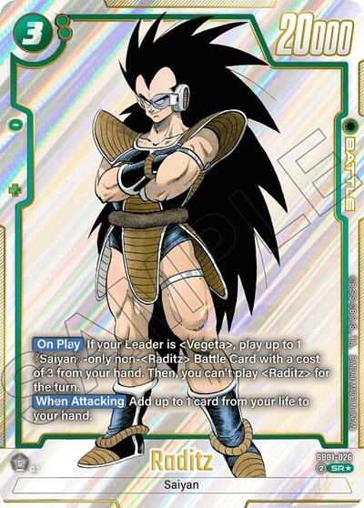 Raditz - SB01-026 (Alternate Art)