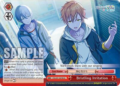 Bristling Irritation