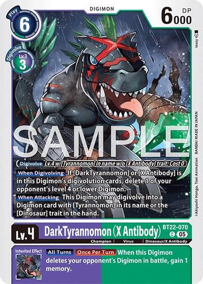 Dark Tyrannomon (X Antibody)