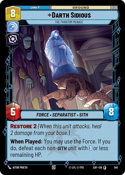 Darth Sidious - The Phantom Menace (Foil)