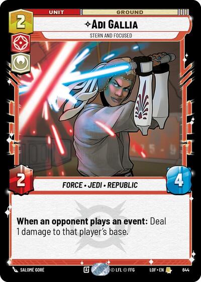 Adi Gallia - Stern and Focused (Foil)