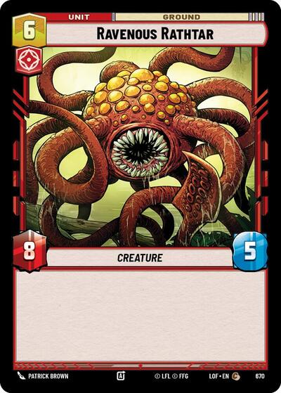Ravenous Rathtar (Foil)