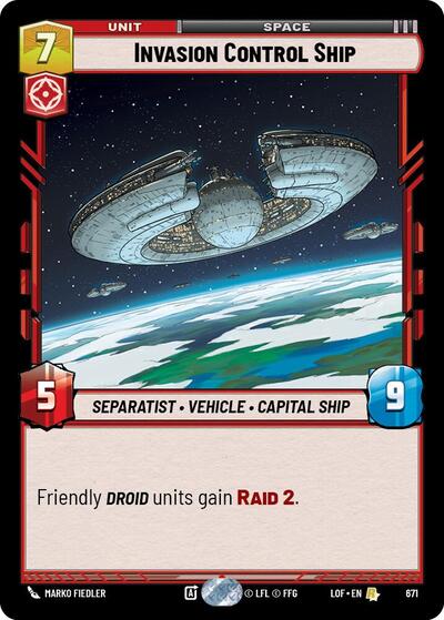 Invasion Control Ship (Foil)