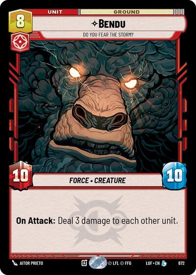 Bendu - Do You Fear the Storm? (Foil)