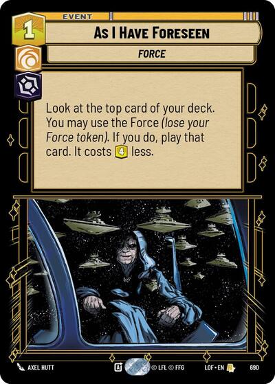 As I Have Foreseen (Foil)