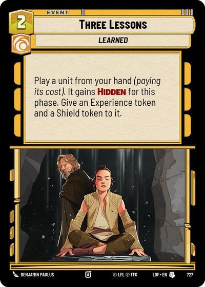 Three Lessons (Foil)