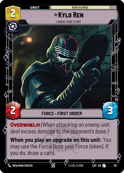 Kylo Ren - I Know Your Story (Foil)