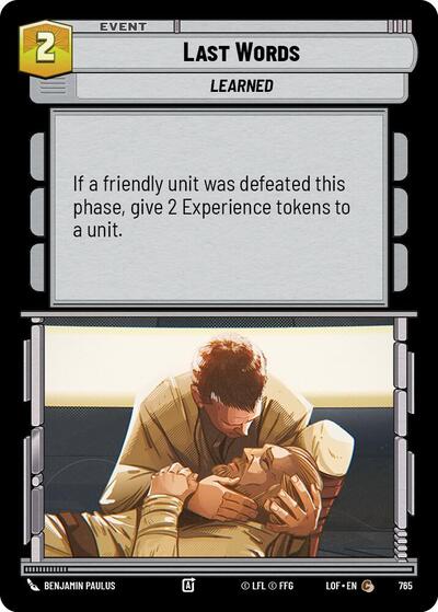 Last Words (Foil)