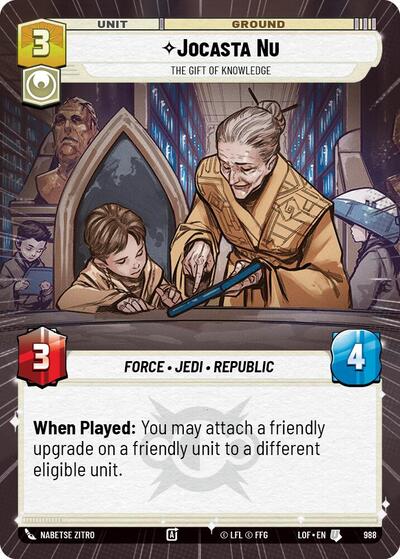 Jocasta Nu - The Gift of Knowledge (Hyperspace Foil)