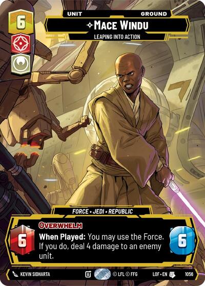 Mace Windu - Leaping into Action (Prestige)