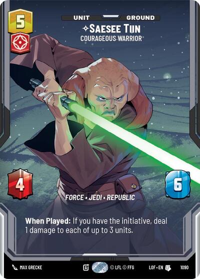 Saesee Tiin - Courageous Warrior (Prestige Foil)