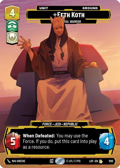 Eeth Koth - Spiritual Warrior (Prestige Foil)