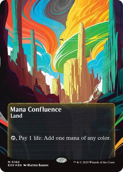 Mana Confluence (0160) (Borderless) (Galaxy Foil)