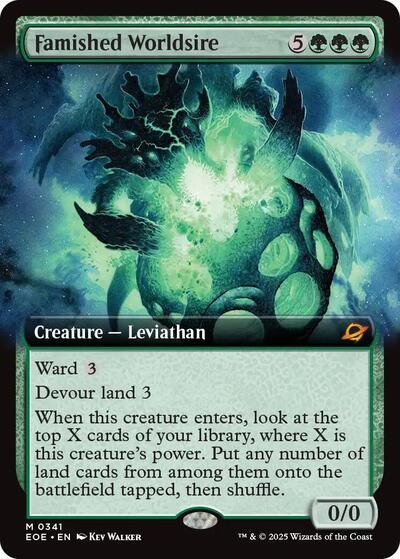 Famished Worldsire (Extended Art)